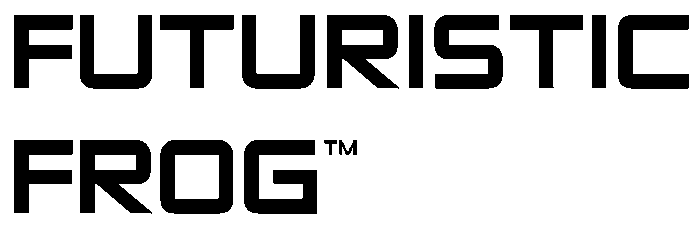 Futuristic Frog Text